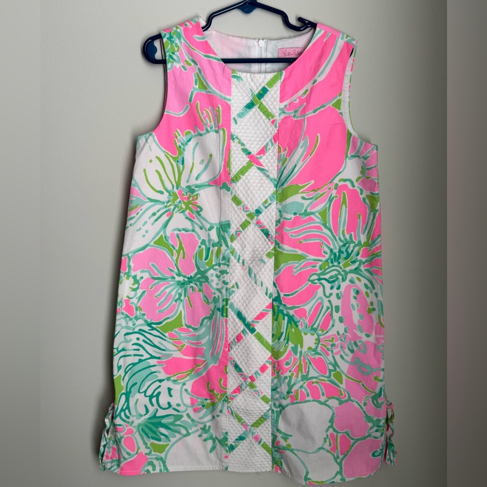 Lilly Pulitzer Pink and Green Floral Dress